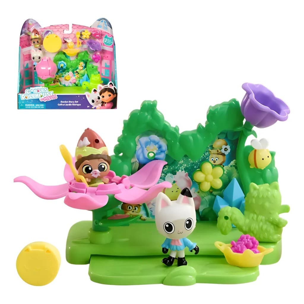 Playset Gabbys Dollhouse Jardim De Cristal 4801 - Sunny Colorido