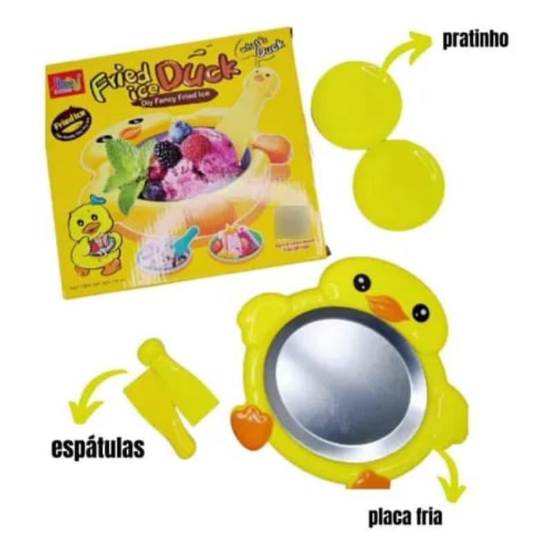 Máquina de fazer sorvete Chapa placa fria sorvete em rolo