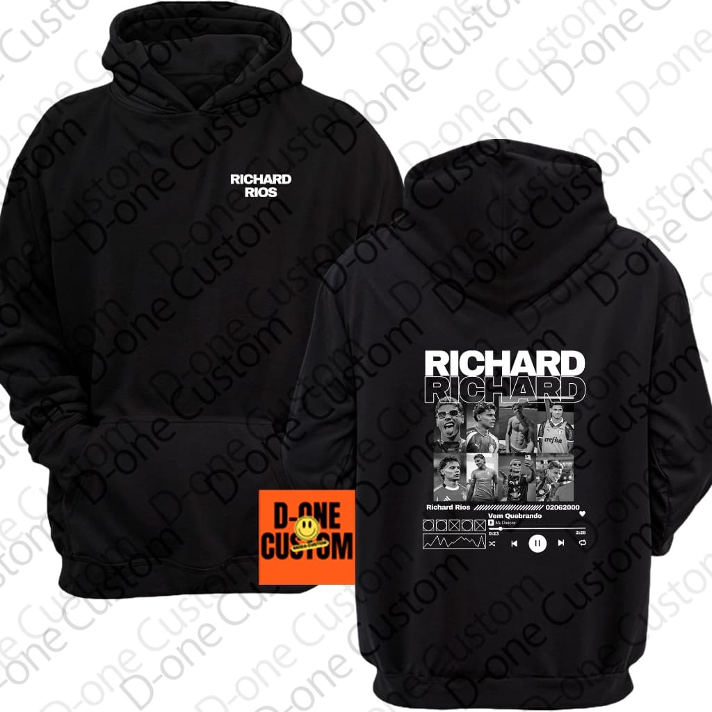 Moletom Blusa de Frio Richard Rios Atleta Colombiano Craque Futebol Vem Quebrando Dancinha MC Danone