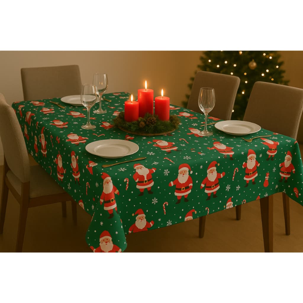 Toalha De Mesa Gigante Buffet 1,4 X 3,4 - Oxford Natalina - SORTIDOS
