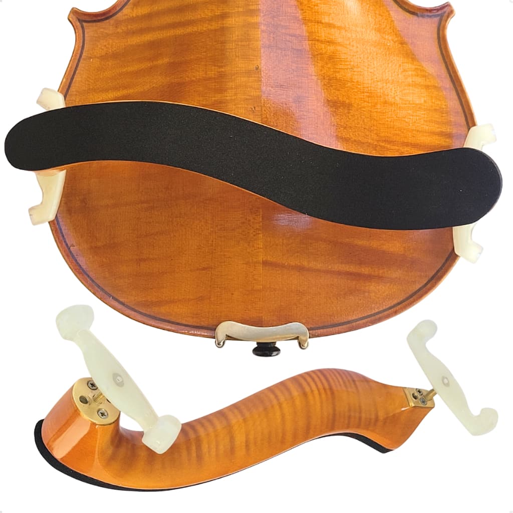 Espaleira Violino 4/4 E 3/4 Madeira Rajada Profissional
