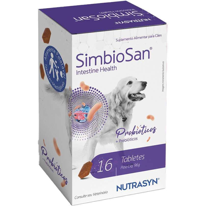 Suplemento Vitamínico Nutrasyn Simbiosan Intestine Health para Cães 16 tablete