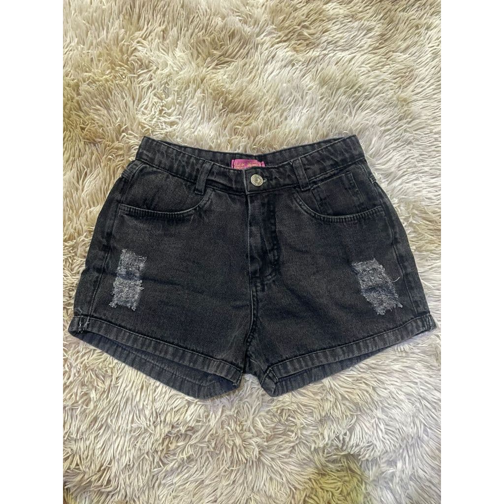 Shorts Chumbo Jeans Feminino