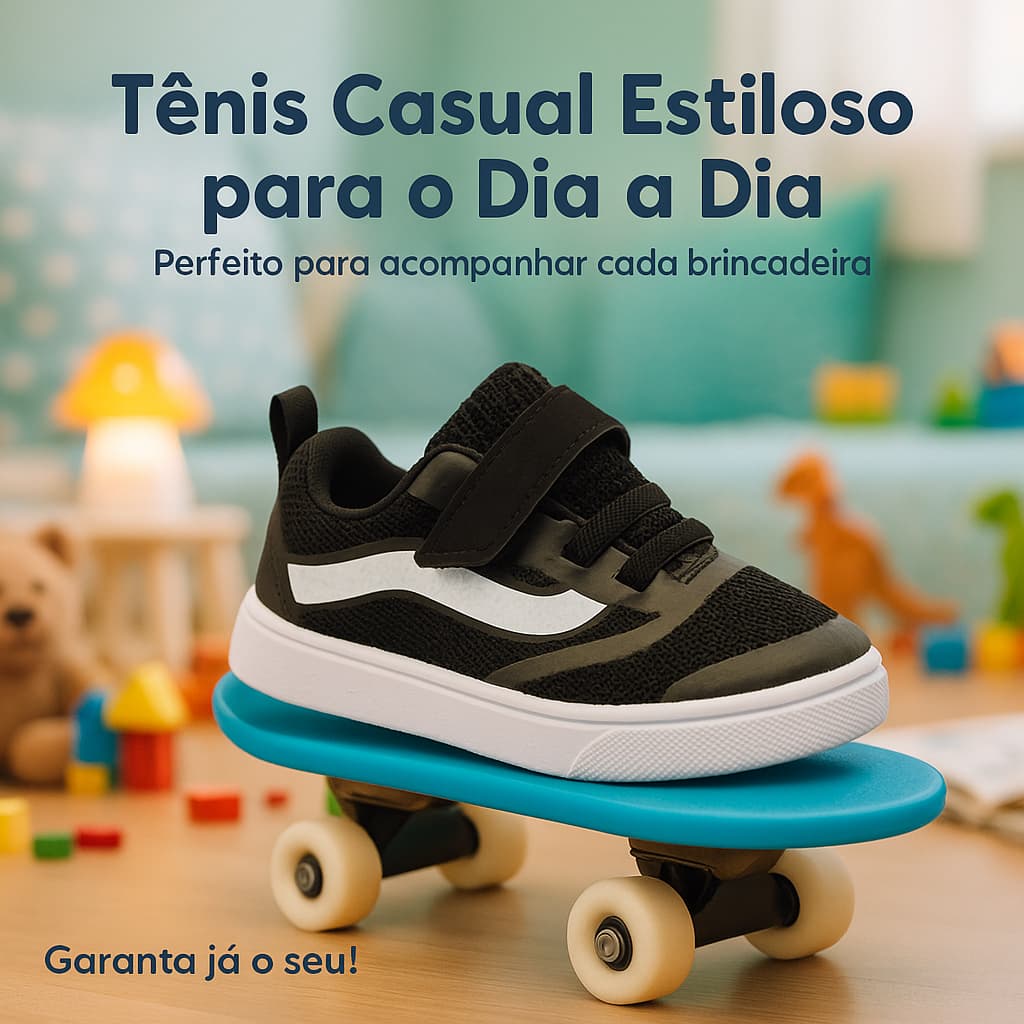 Tênis Baby Infantil Escolar Menino - Estilo Para o Dia a Dia - 20 ao 33 Envio Rápido