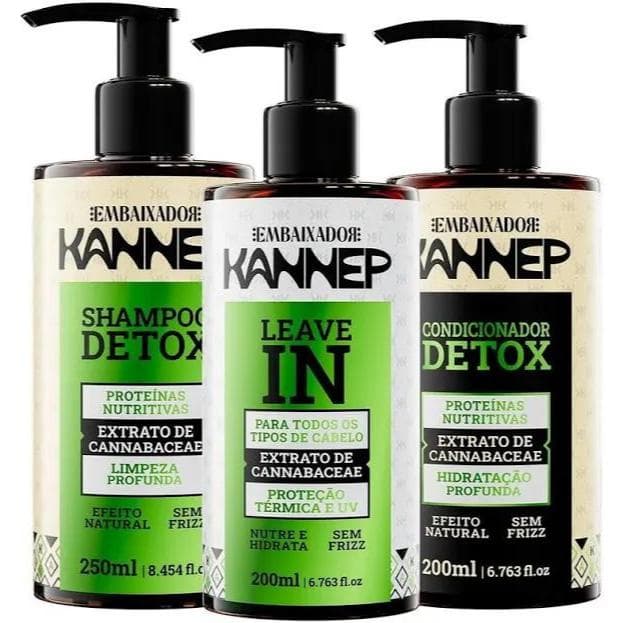 KIT KANNEP SHAMPOO DETOX CONDICIONADOR DETOX LEAVE IN