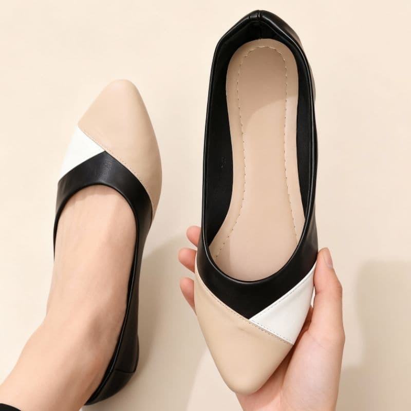 Sapatilha Feminina Bico Fino Sapato Confortável Feminino Sapatilha Social Elegante Sapatilha Basica  Barata