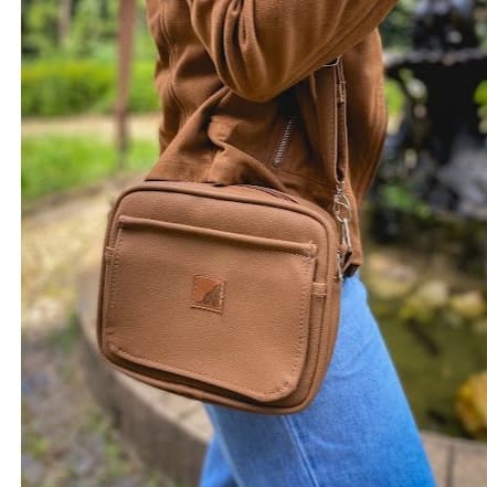 Bolsa Feminina de Lado Crossbody Transversal De Ombro Em Couro Sintético