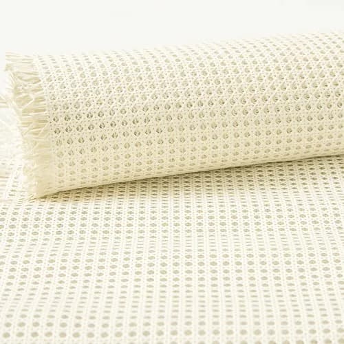 Palhinha Indiana Rattan Sextavada Tela Natural 80cm Largura Palha da Índia Decoração Chic Cadeira