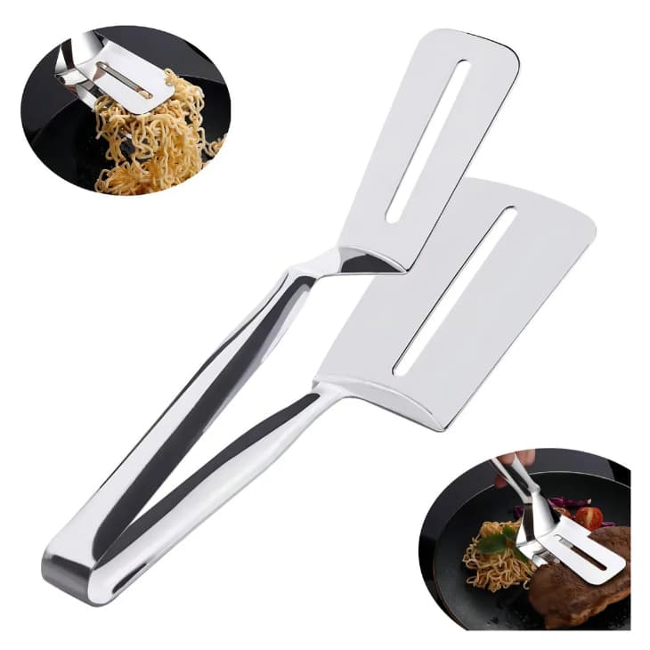 Pegador Pinça De Inox Multiuso P/ Pizza Lasanha Torta Carnes