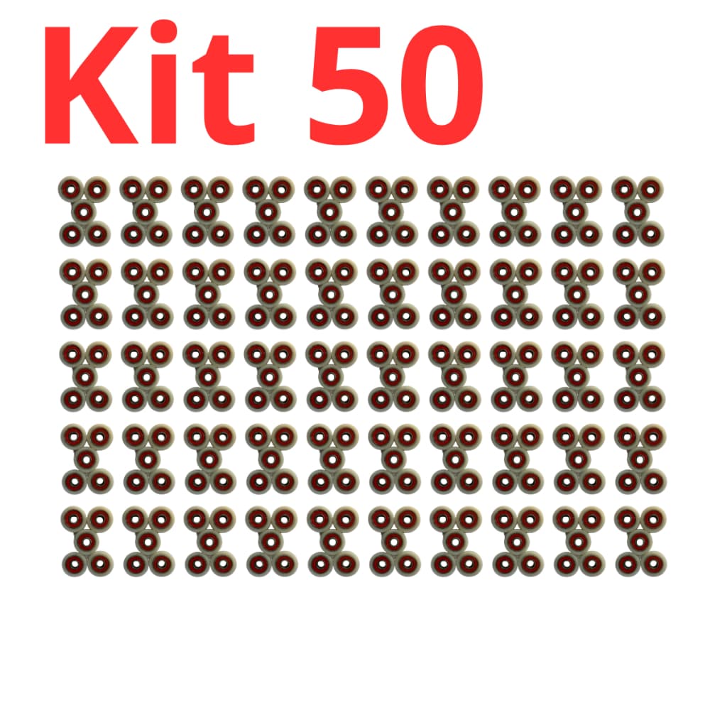 Kit 50 Calço Rolamento 608RS Mancal Ventilador Universal Britania Modial Resistente