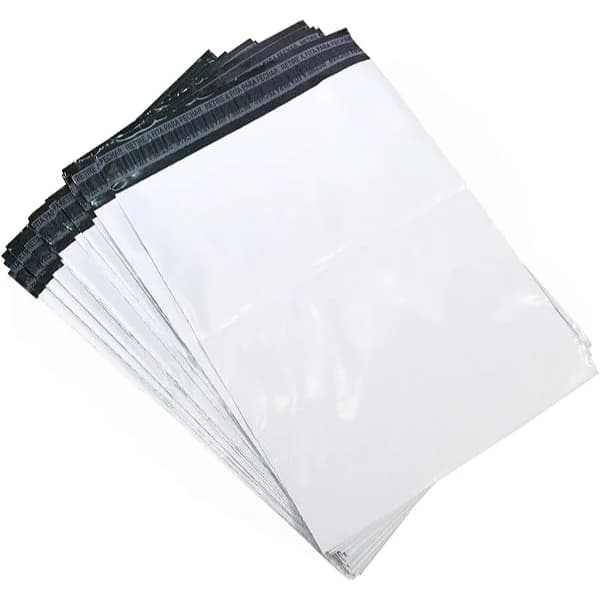 20 Envelope De Segurança 32x40 Coex Branco E Preto Reforçado Para Envio
