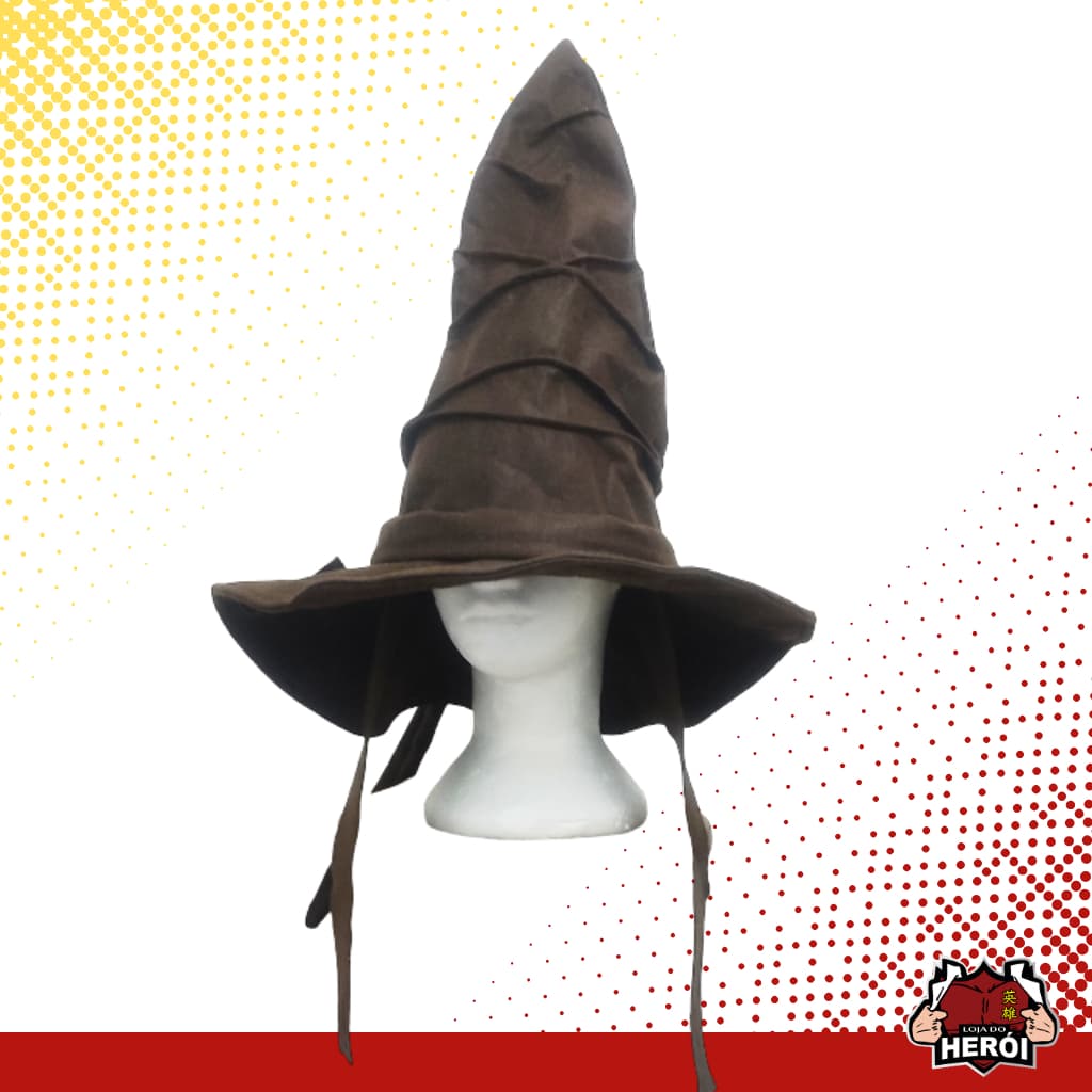 Chapéu Seletor Touca Anime cosplay Bruxo Grifinória Sonserina Corvinal Lufa-Lufa