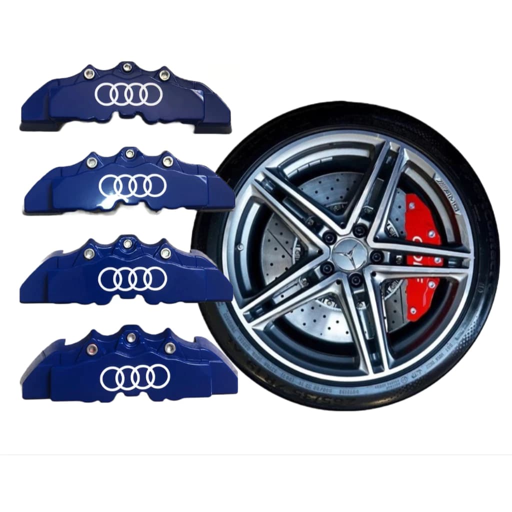Kit 4 Peças Audi Capas Pinça de Freio ABS Reforçado + Cola Inclusa