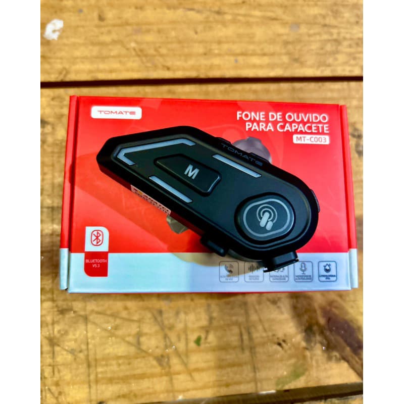 Fone Bluetooth para Capacete de Moto – Música, Chamadas e GPS
