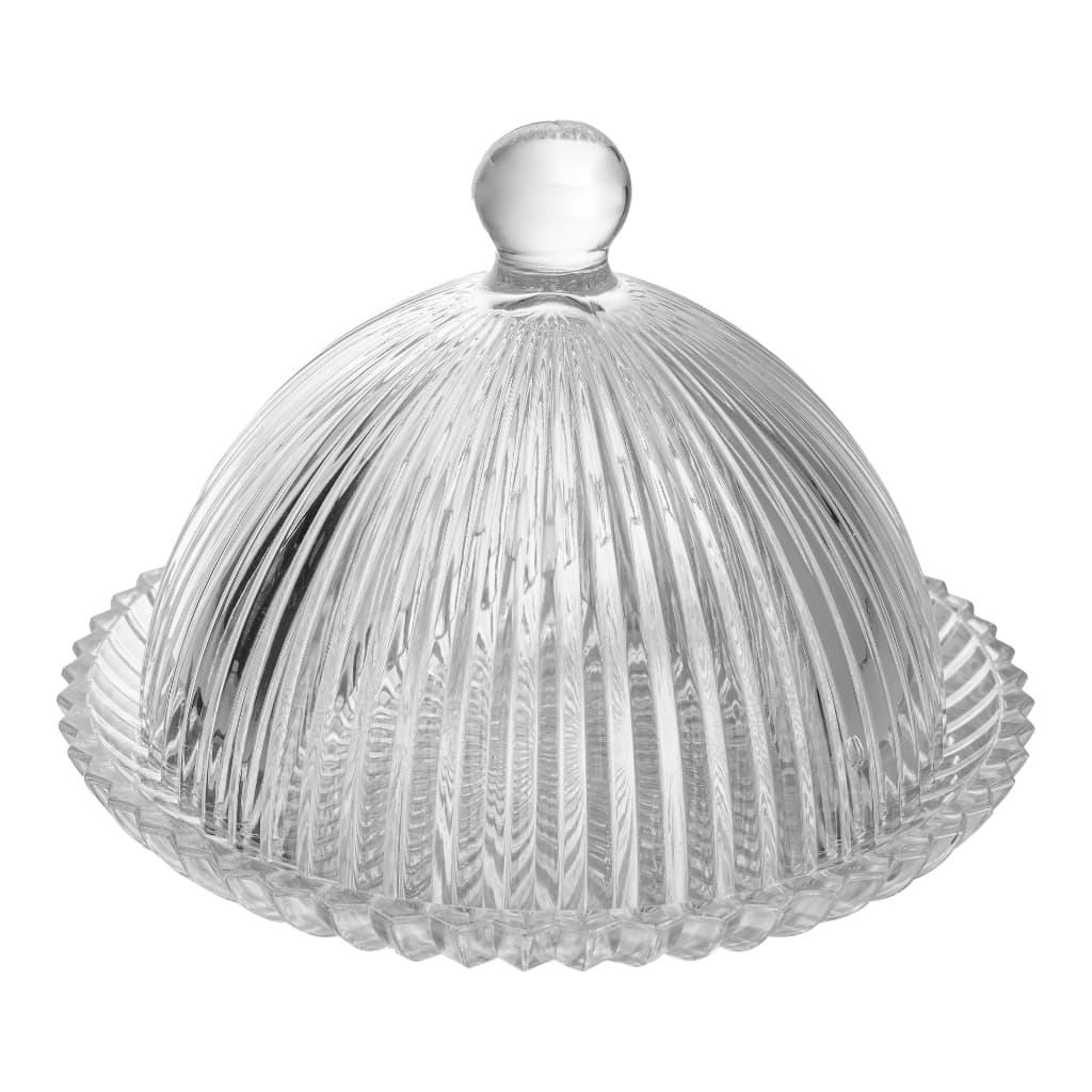 Queijeira com Tampa Renaissance Cristal – 18,5cm x 13cm Porta Queijo Lyor