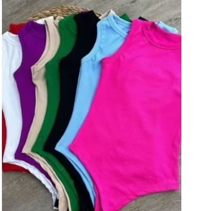 body femenino sim manga canelado premiun. versatil