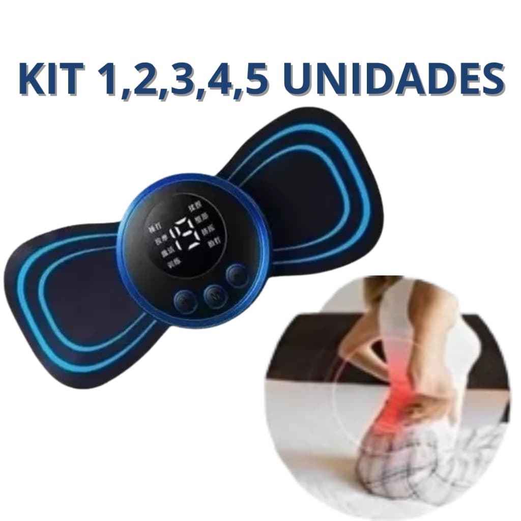 Kit Mini Massageadores 200mAH Massagem Elétrico