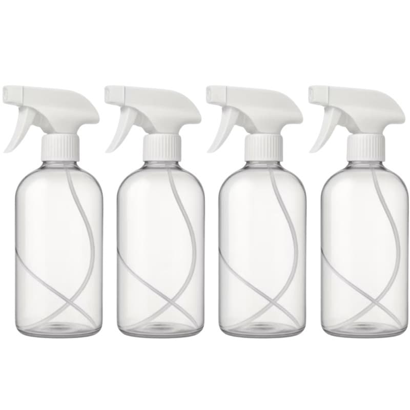 kit 4 ou 6 Frascos Pet C/ Borrifador Pulverizador Multiuso Válvula Spray 500mL