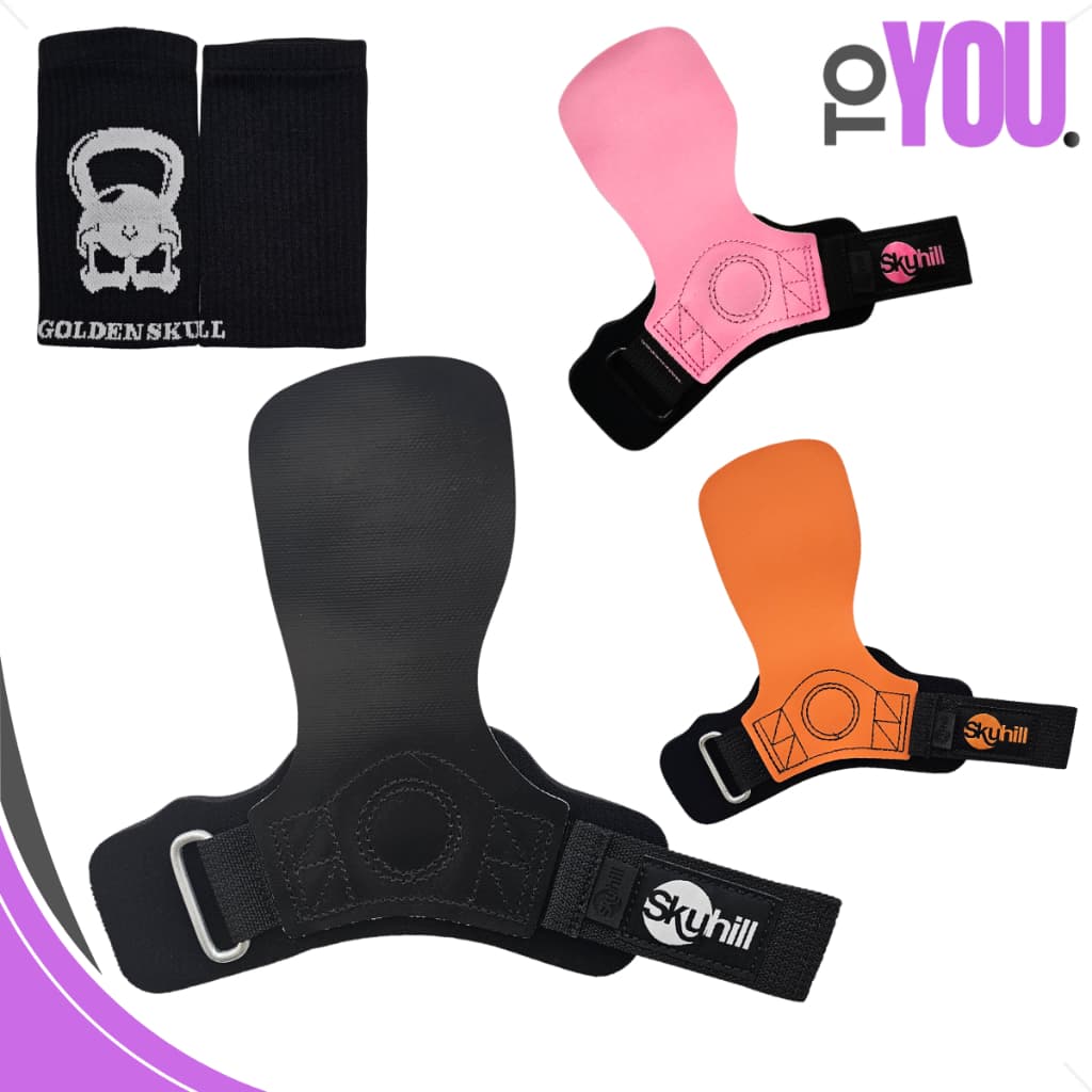 Grip Crossfit Skyhill Competition Luva + Munhequeira Canelada Original