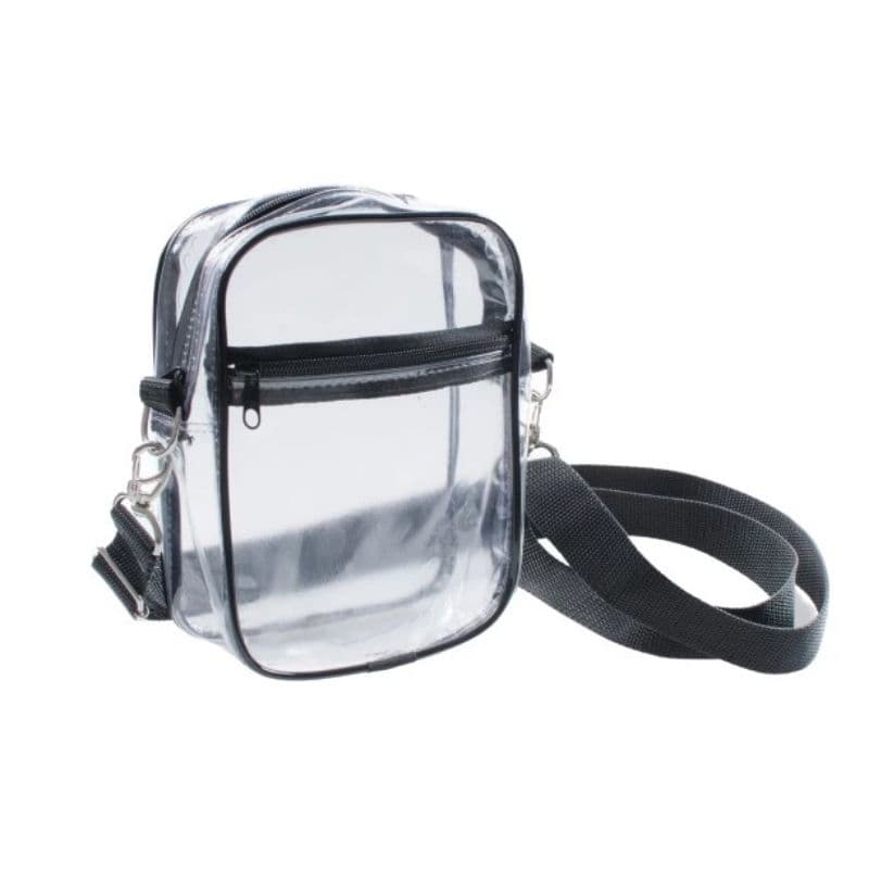 Shoulder bag transparente, bolsa de ombro, lateral tira colo