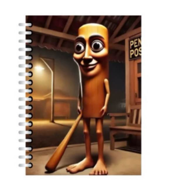 Caderno BRAINROT Capa dura 80 folhas