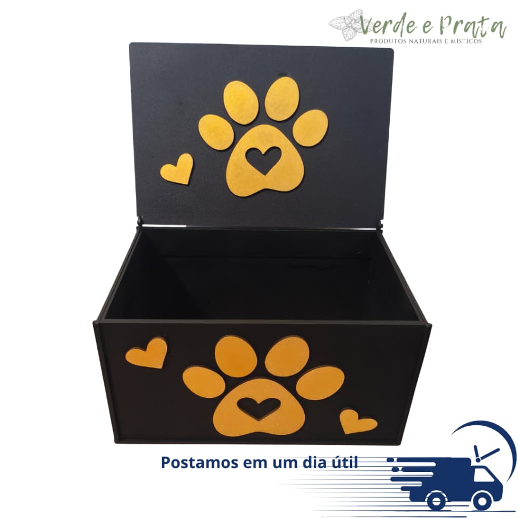 Cesto Caixa para guardar Brinquedos Pet Cachorro