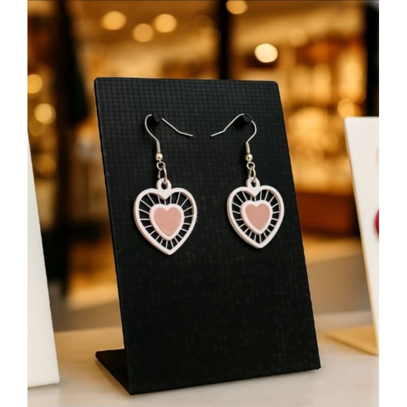 Expositor de Brincos e Organizador de Joias e Bijuterias elegante – suporte clean ideal para vitrine/acessórios