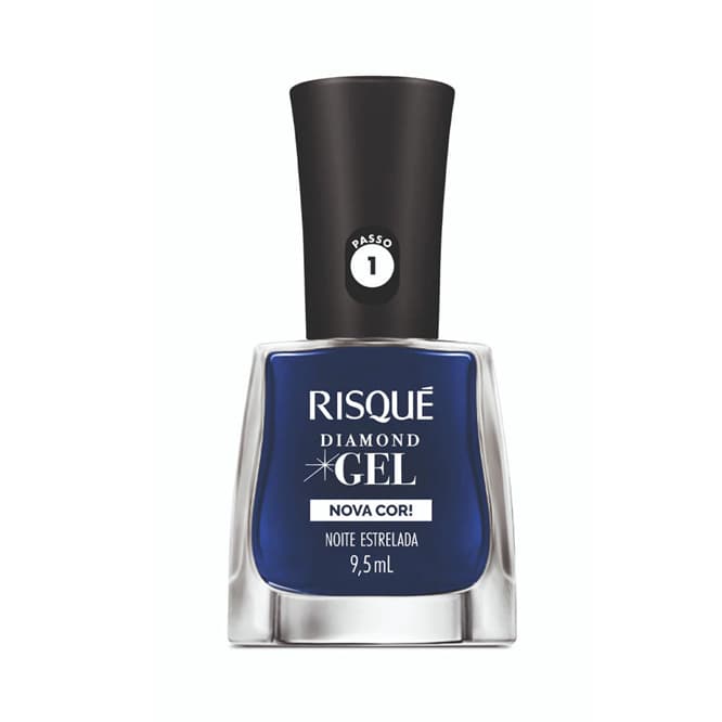 ESMALTE RISQUÉ DIAMOND GEL NOITE ESTRELADA 9,5ML