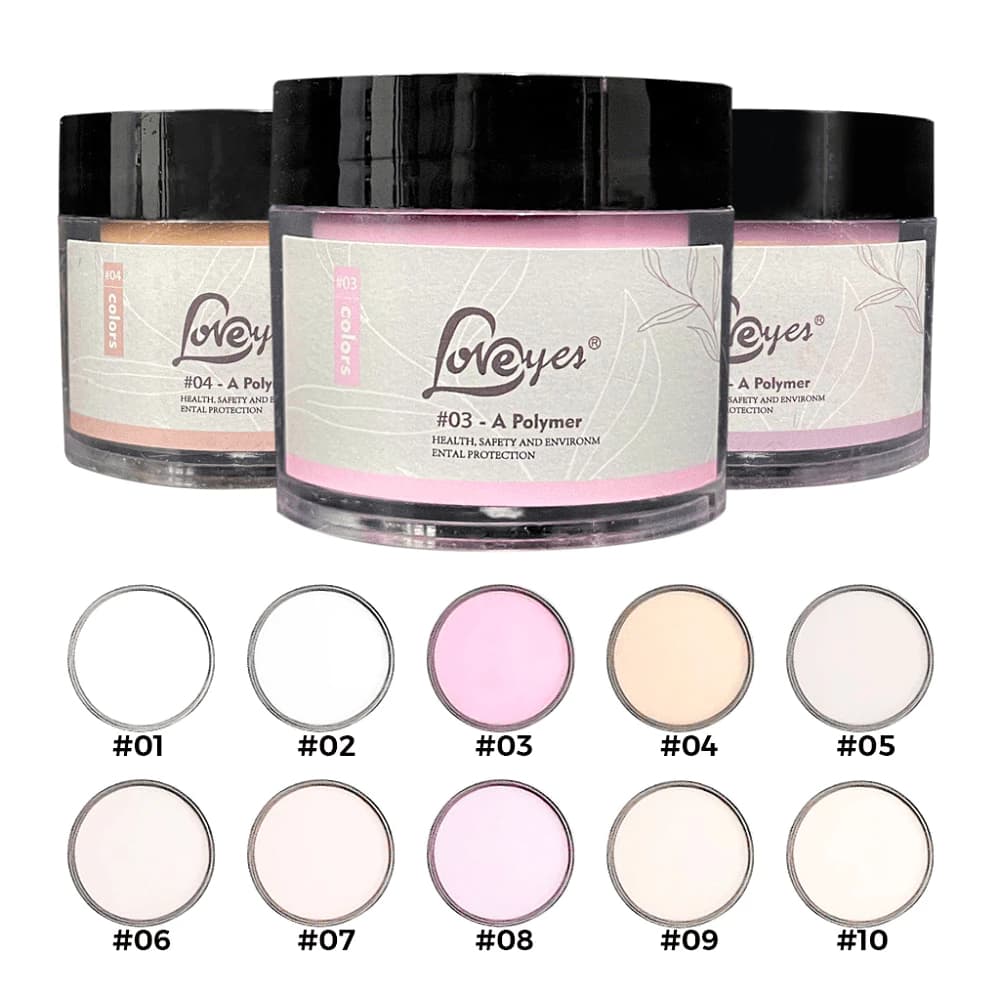 Pó Acrílico LoveYes Polymer para Unha 30g