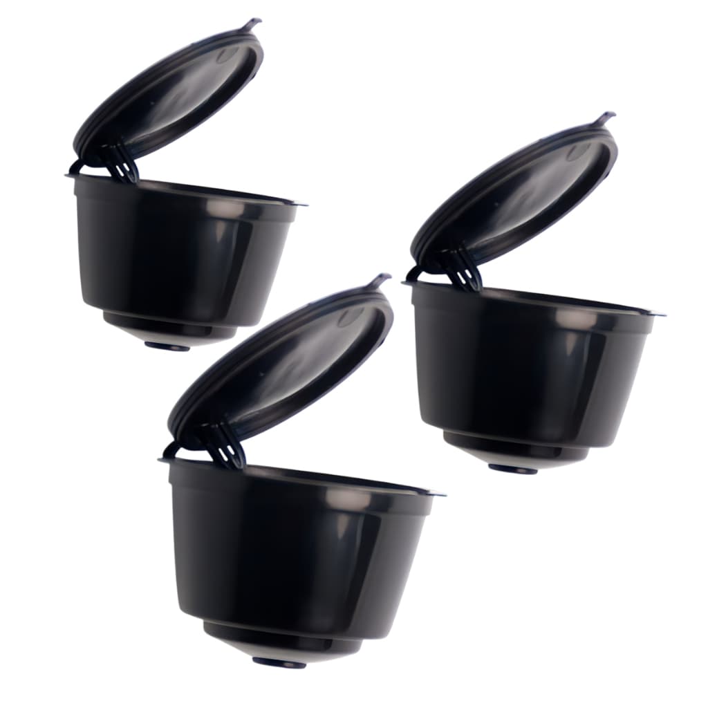 Kit C/ 3 Capsulas Reutilizável Dolce Gusto Com Borracha Vedação e Filtro na Cápsula de Café