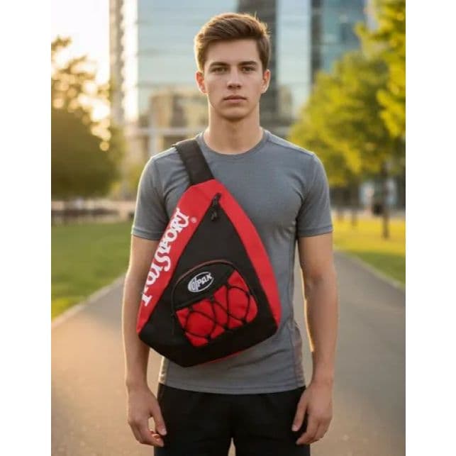 Mochila Alça Transversal Masculino Com 3 Compartimentos