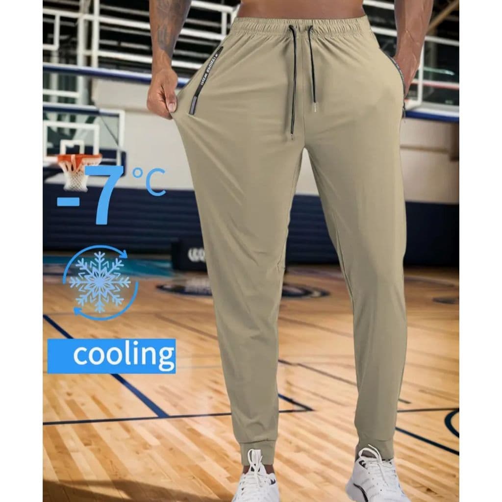 Calça Masculina Secagem Rapida | Super Leve | Toque Gelado | Alta Elasticidade l slim fit | Ideal para Treino Academia