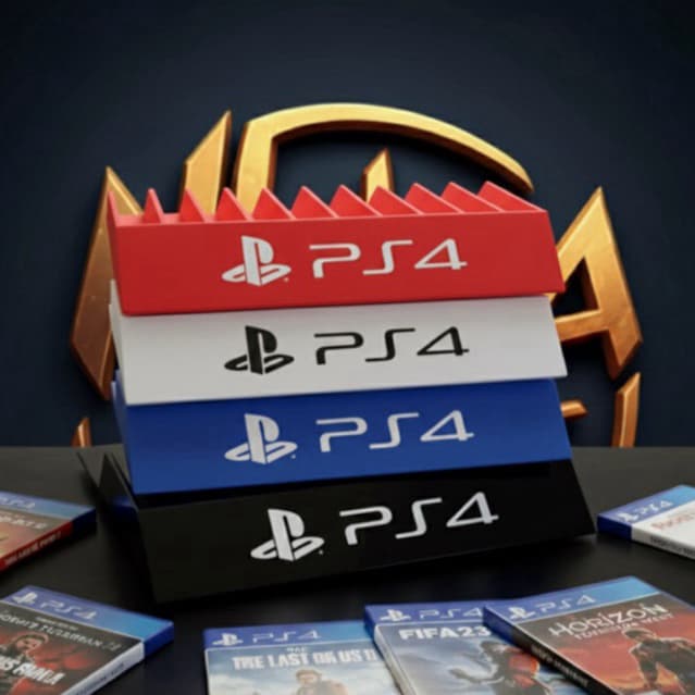 Suporte Para Jogos Ps4 Capacidade 10 - Várias Cores Gamer