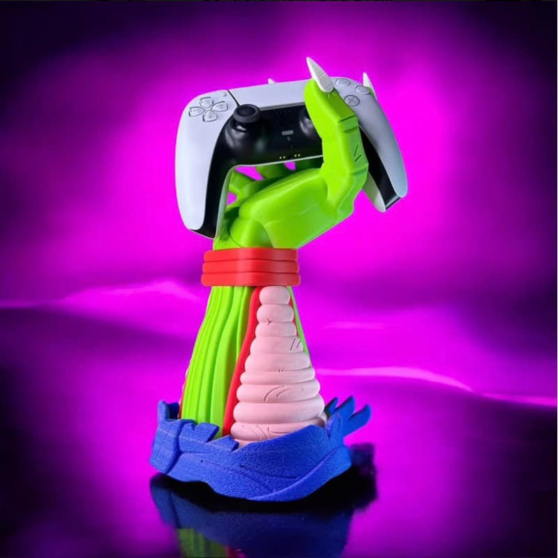 Suporte Controle Piccolo Dragon Ball para Controle Xbox Playstation 5 Playstation 4 e Nintendo