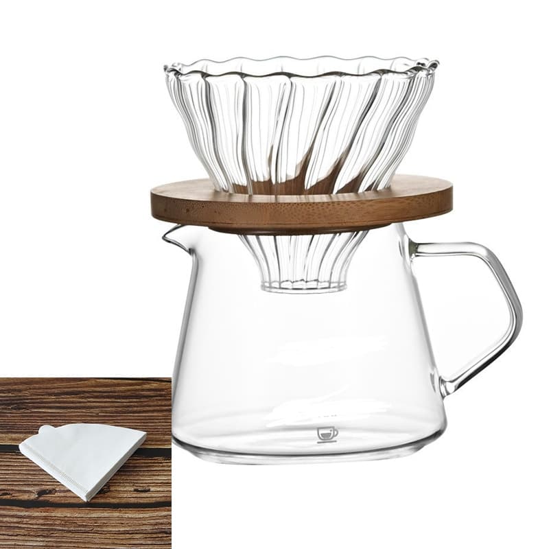 Raleo V60 Filtro De Café Reutilizável Cafeteira 600ml