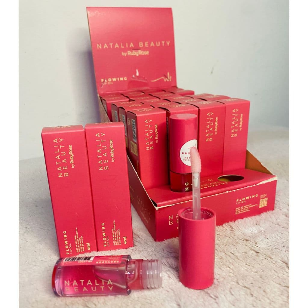 Lip Oil Flowing Natalia Beauty - Ruby Rose