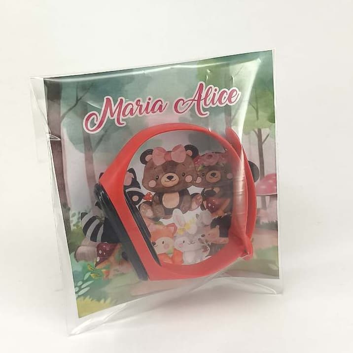 Cartão Festa Personalizado + Saquinho – Tema, Nome e Idade