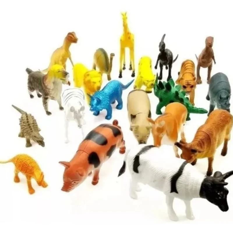 kit Animais Em Miniatura De Brinquedo