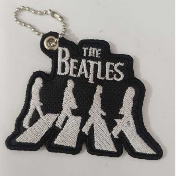 Chaveiro bordado banda Beatles