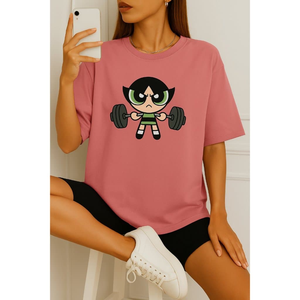 Camiseta Feminina Treino Docinho Algodão Premium 30.1 Estampada - Docinho