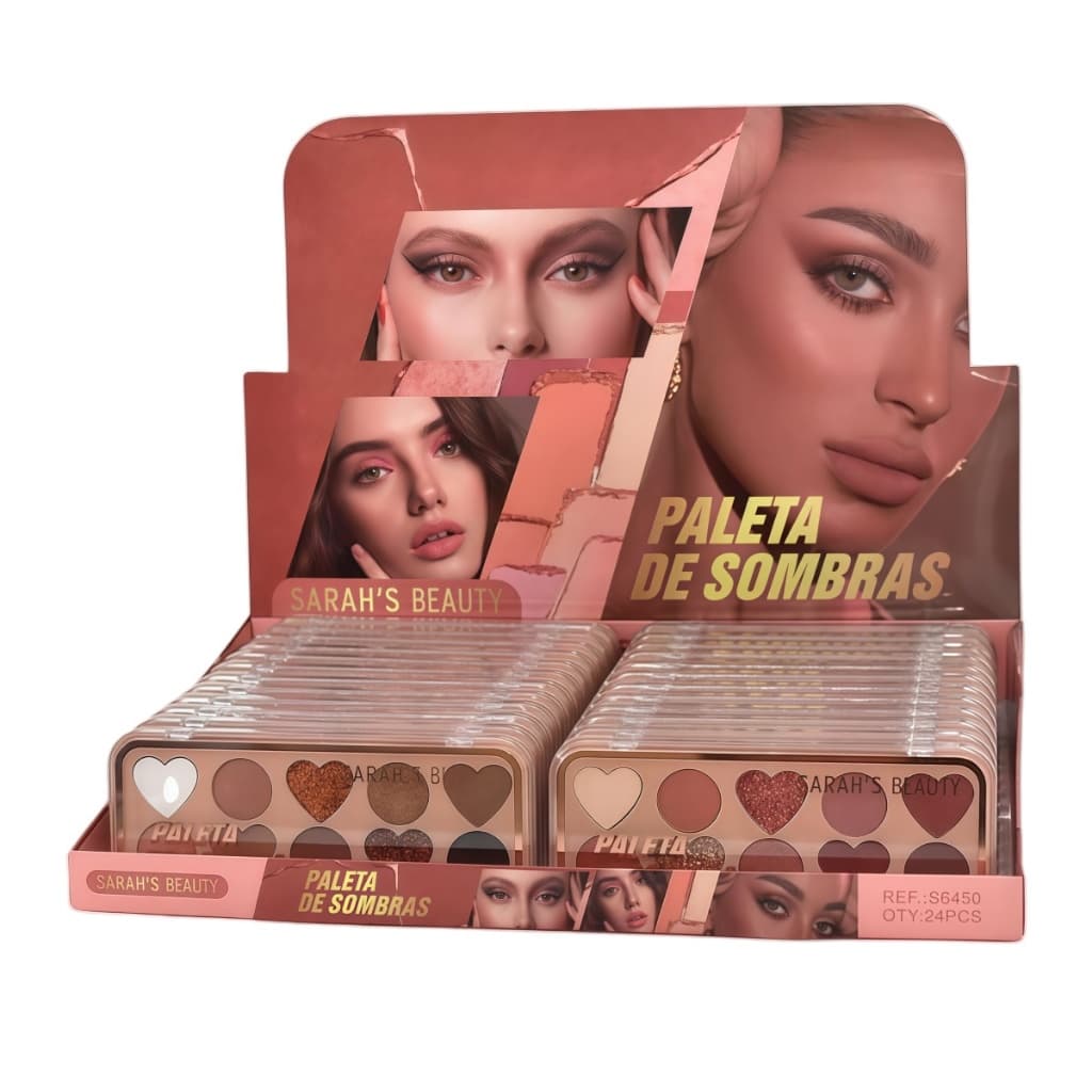 Paleta de sombras Sarah's Beauty - S6450