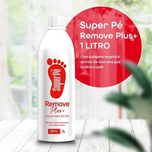 Loção Emoliente Elimina Calosidades Remove Plus Super Pé 1 Litro Prolab