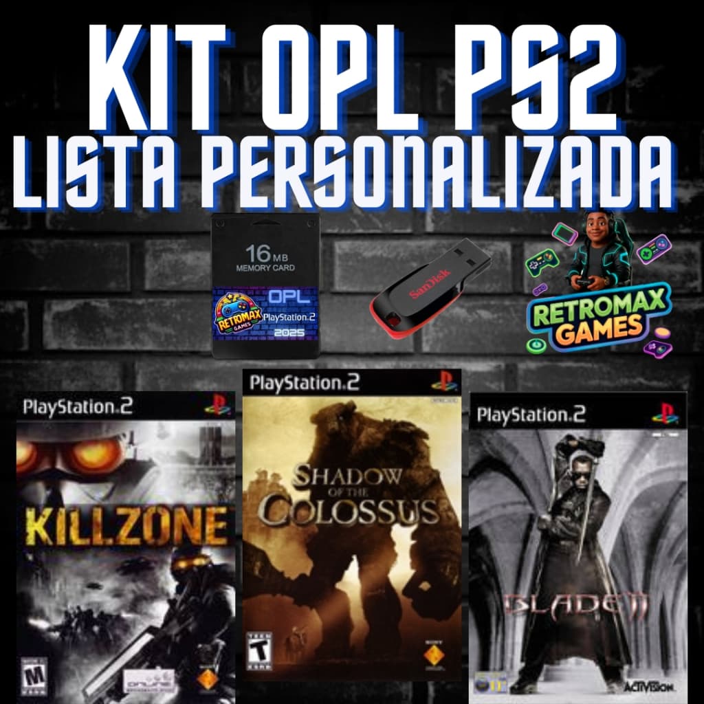 KIT OP L PLUGUE E JOGUE ESCOLHA O SEU
