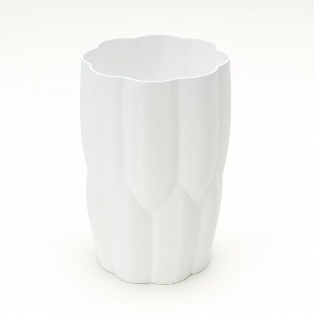 Vaso Decorativo 3D Puffed 18 cm – Textura Almofadada | Moderno Minimalista (Uso Seco - Sem Água)