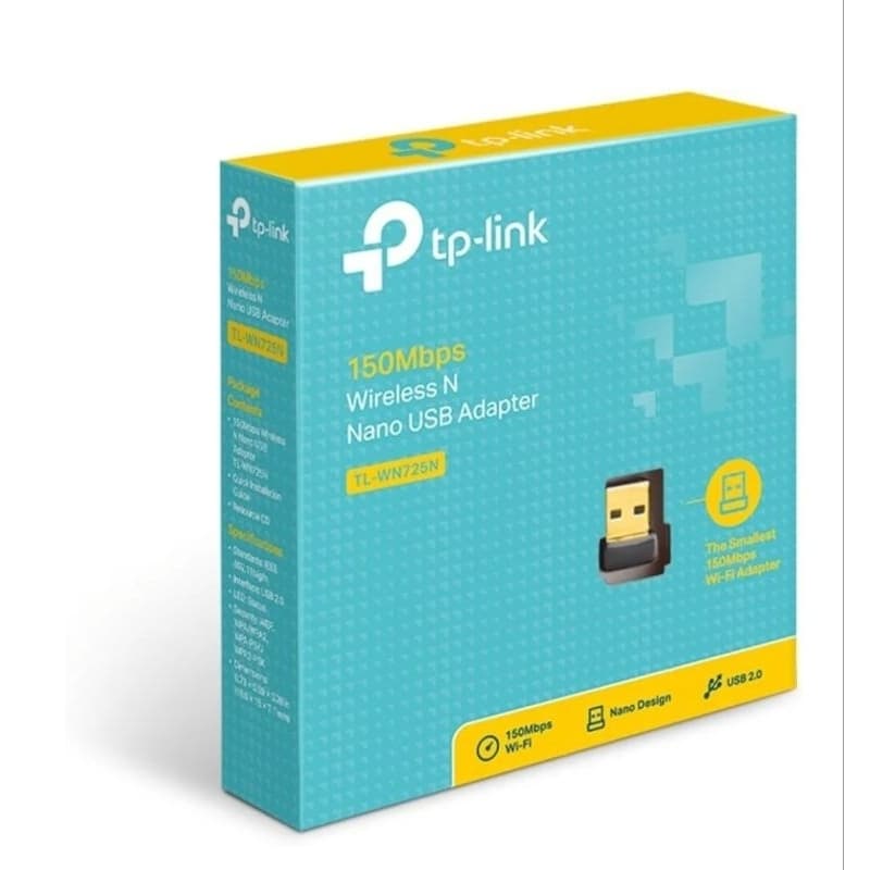 Nano Adaptador USB Wireless  150mbps tp-link TL-WN725N