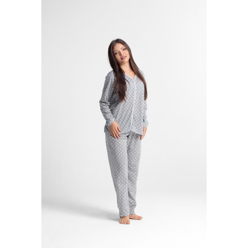 Pijama Feminino Adulto Longo Tipo Americano