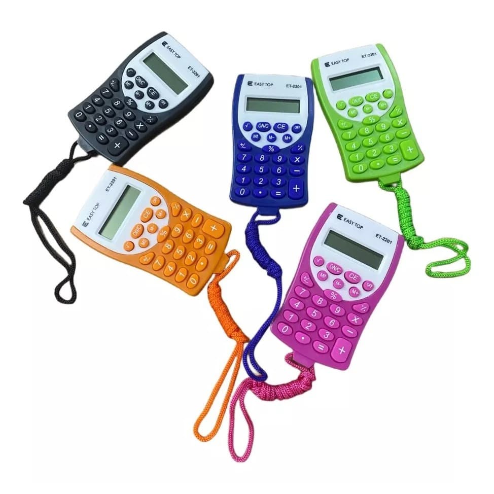 Calculadora de 8 dígitos Papelaria do estudante Ferramentas de exame Calculadoras escritório e Pronta para Uso