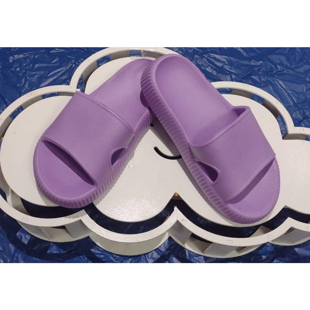 Chinelo Nuvem Infantil e Adulto em borracha muito macia - 100% E.V.A ORIGINAL Macio Flexível - Lilás