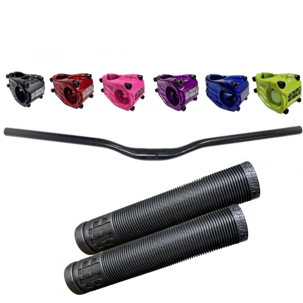 Kit Guidao Curvo Voador Wheeling + Mesa 45mm + Manoplas Entrega Rapida