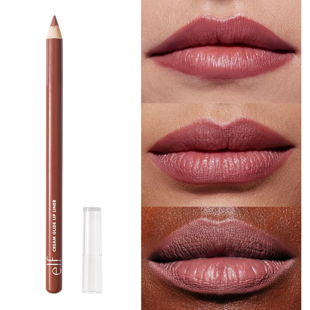 BELEZA MINHA | e.l.f. Cream Glide Lip Liner - Lápis Delineador Labial Semi-Matte | Maquiagem